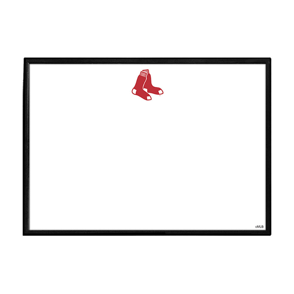 Boston Red Sox Sox Logo - Framed Dry Erase Wall Sign  
