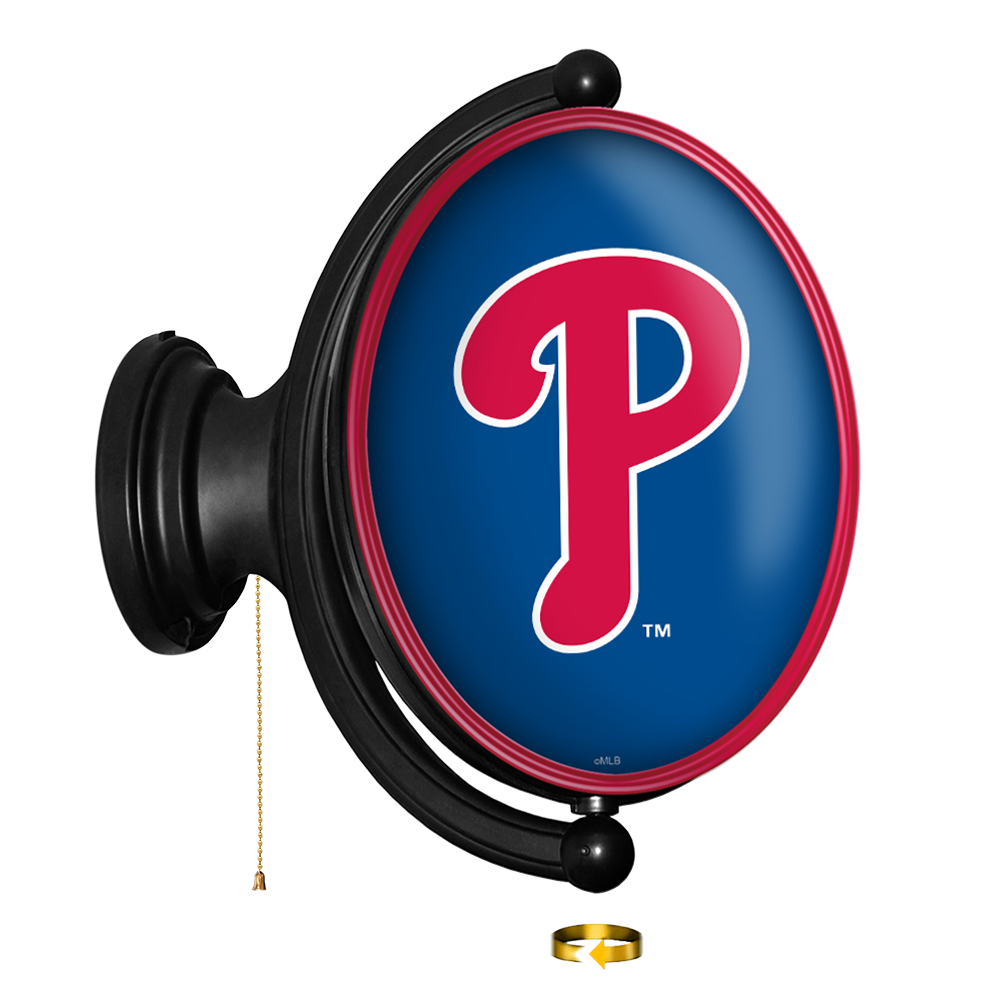Philadelphia Phillies Original Oval Rotating Lighted Wall Sign  