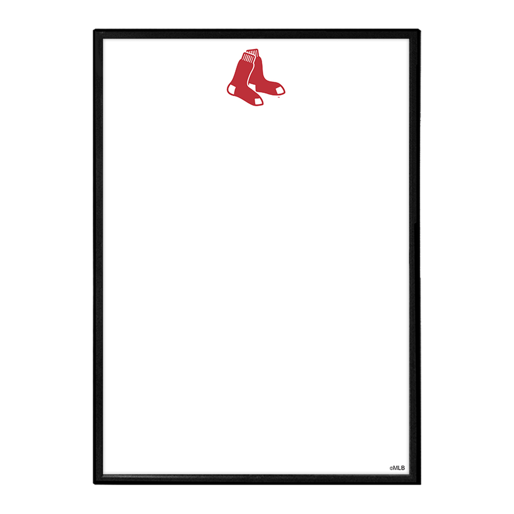 Boston Red Sox Sox Logo - Framed Dry Erase Wall Sign  