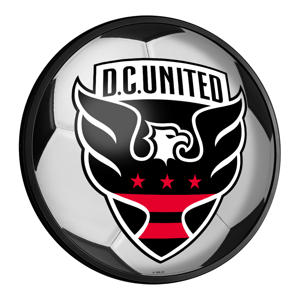 D.C. United: Soccer - Round Slimline Lighted Wall Sign