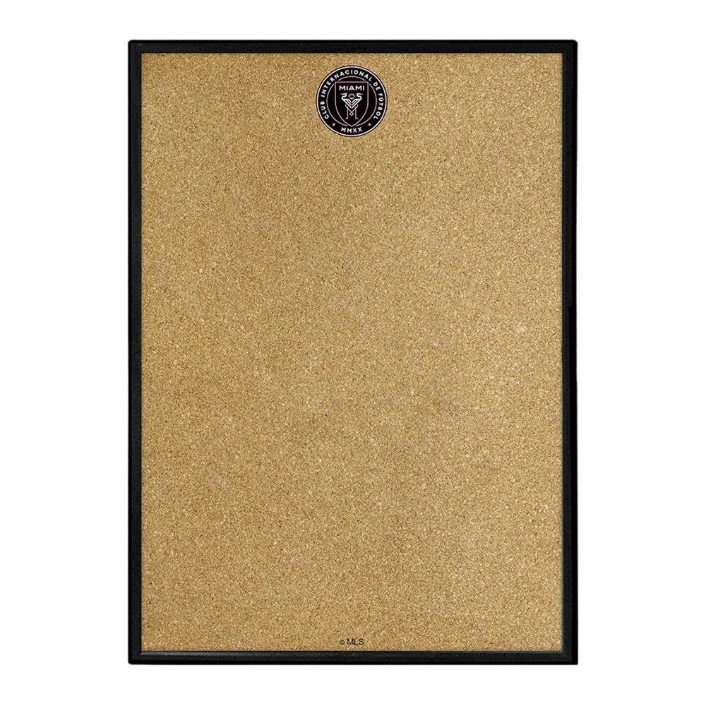 Inter Miami CF: Framed Cork Board Wall Sign