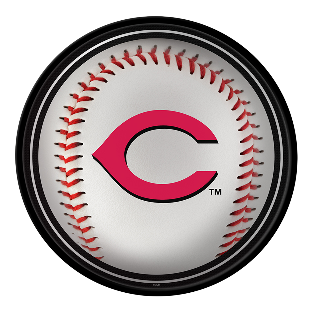 Cincinnati Reds Baseball - Modern Disc Wall Sign  