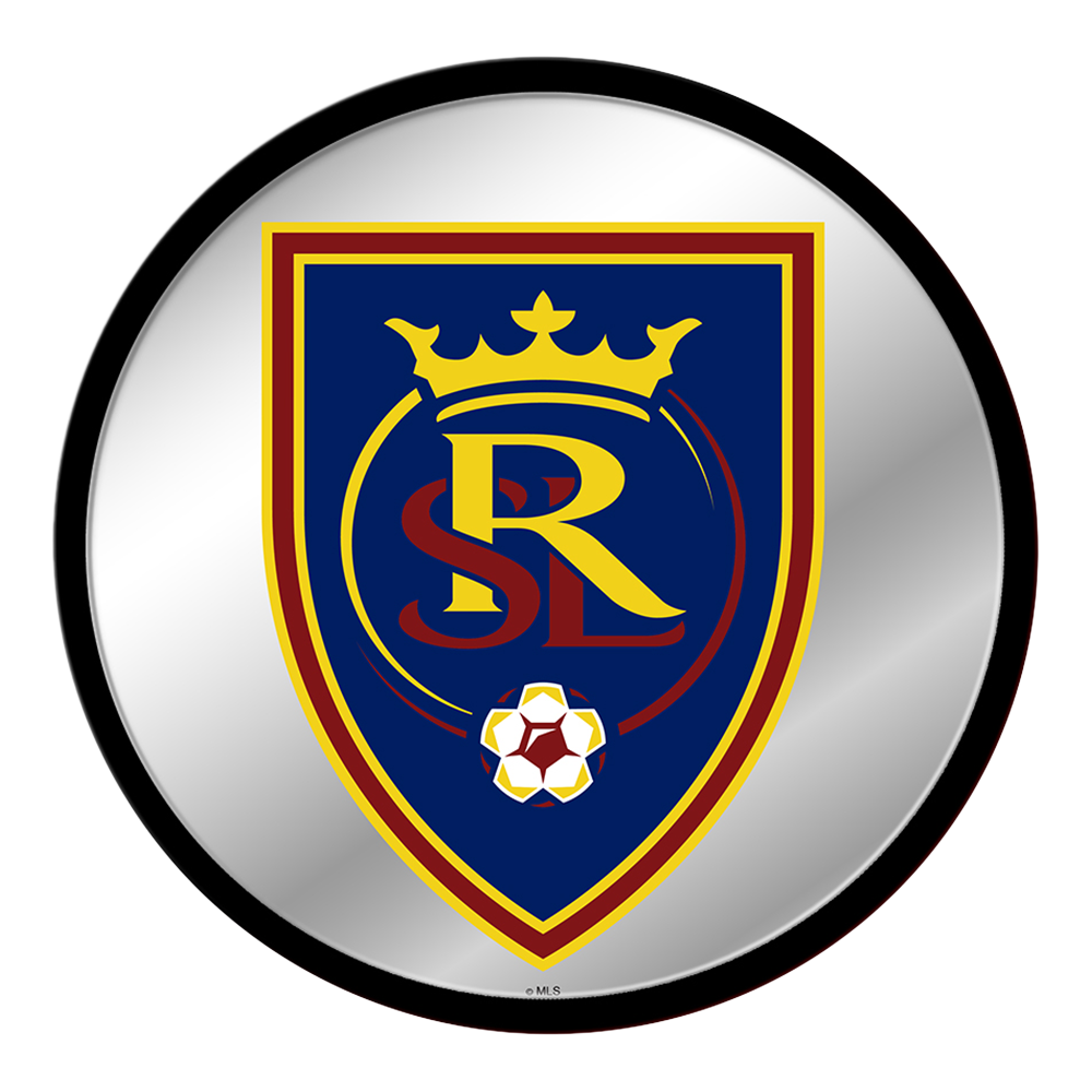 Real Salt Lake: Modern Disc Mirrored Wall Sign