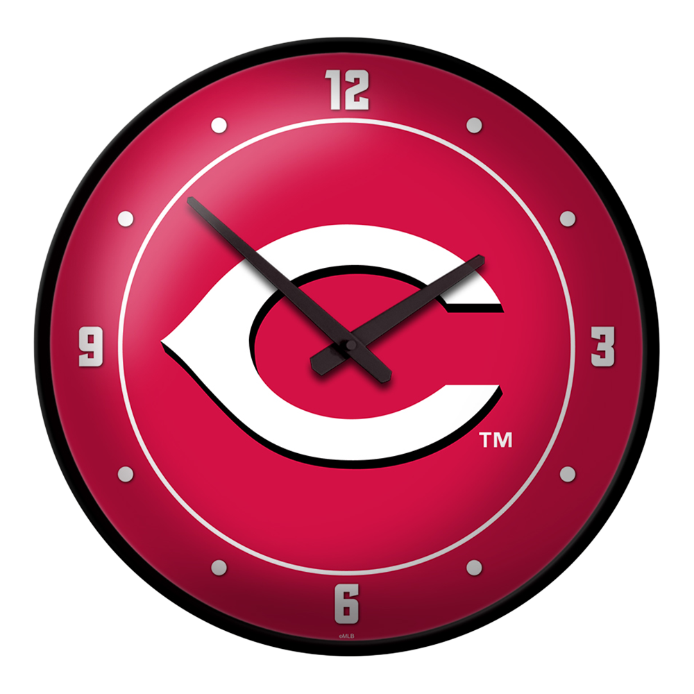 Cincinnati Reds Logo - Modern Disc Wall Clock  
