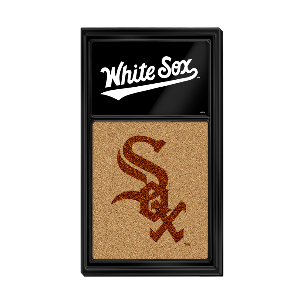 Chicago White Sox Dual Logo - Cork Note Board  