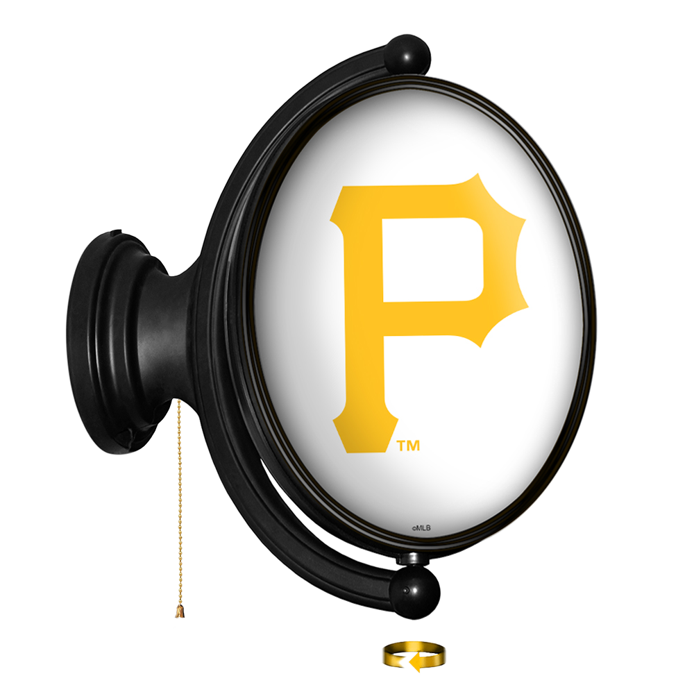 Pittsburgh Pirates Original Oval Rotating Lighted Wall Sign  