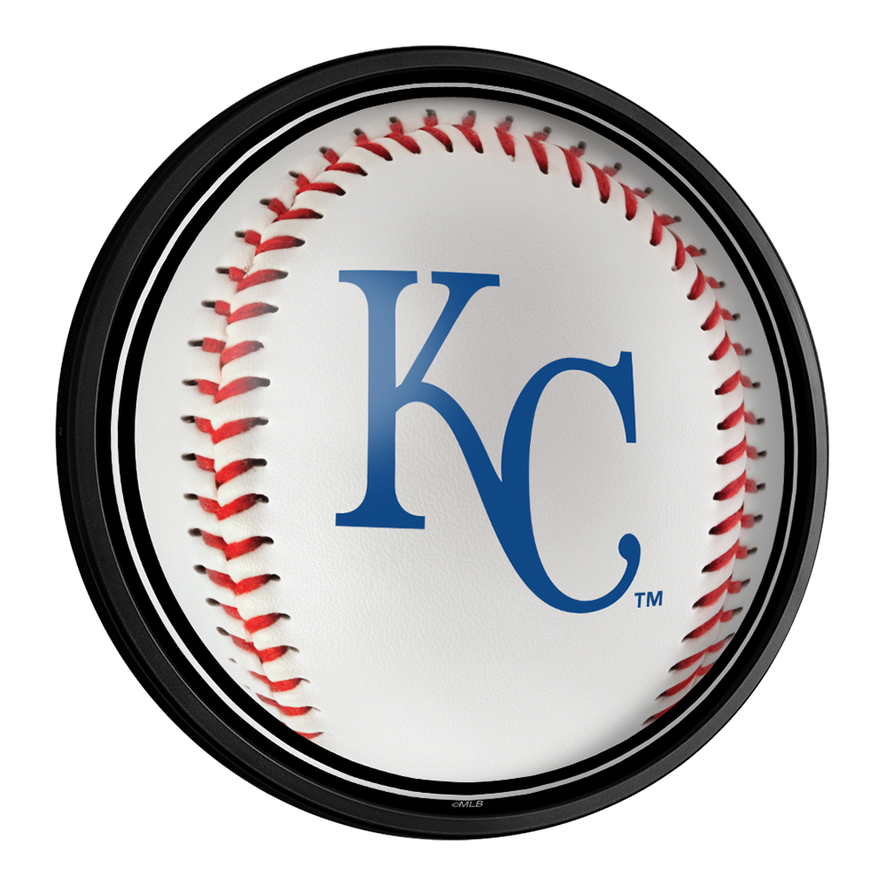Kansas City Royals Baseball - Round Slimline Lighted Wall Sign  