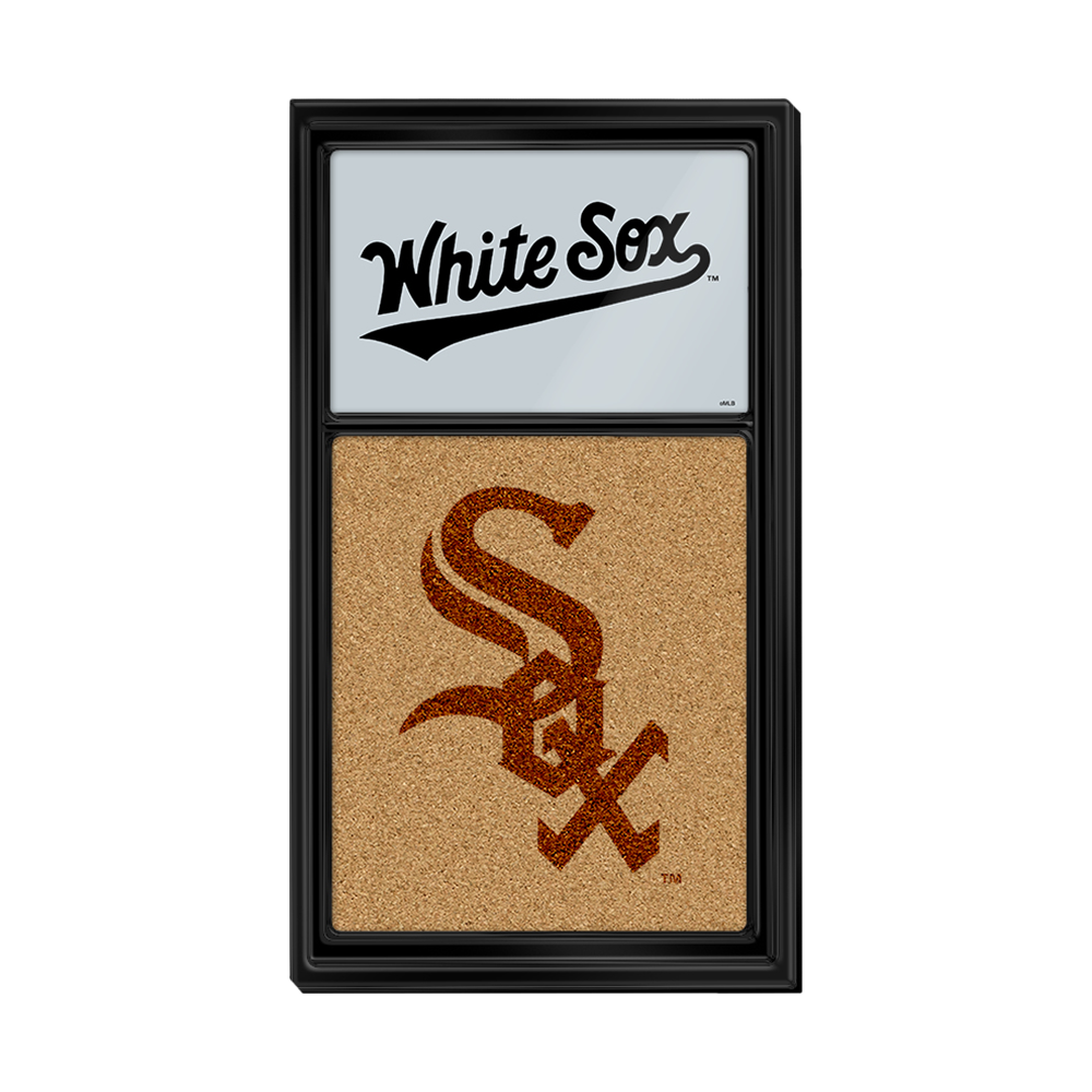Chicago White Sox Dual Logo - Cork Note Board  