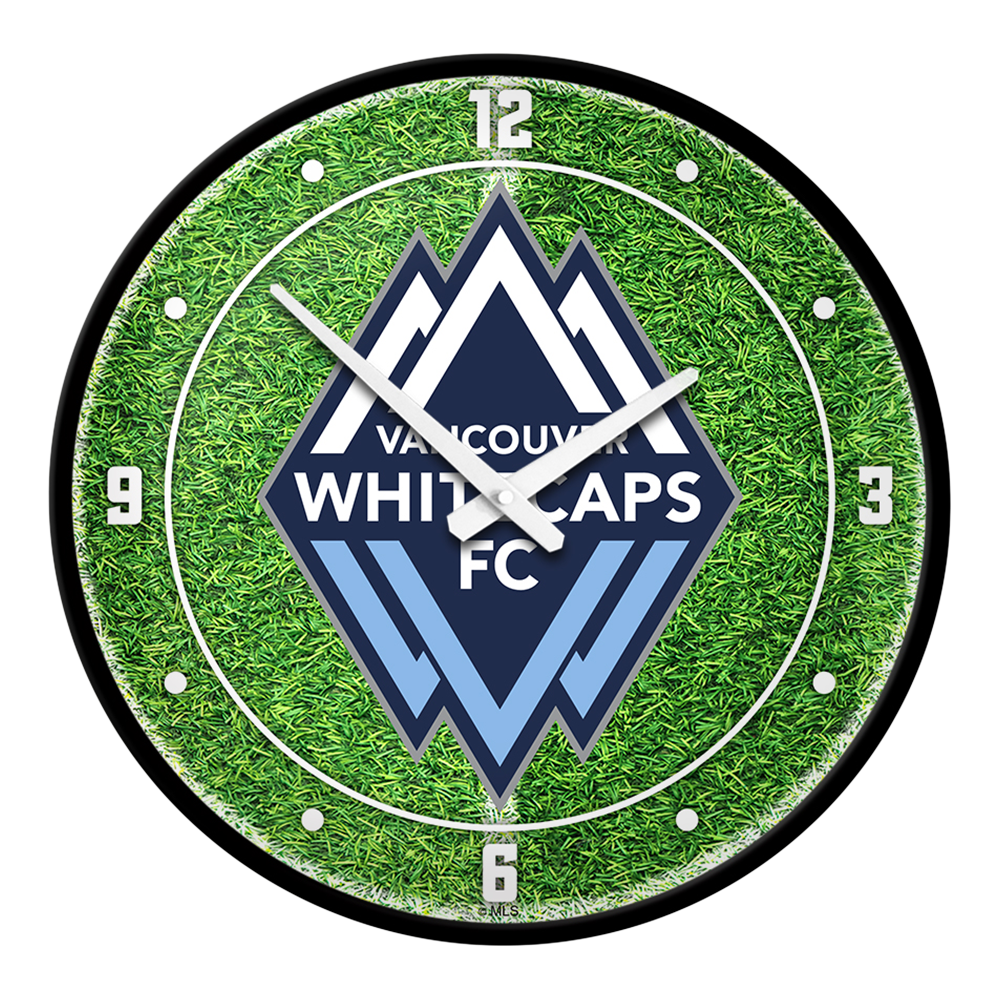 Vancouver Whitecaps FC: Pitch - Modern Disc Wall Clock