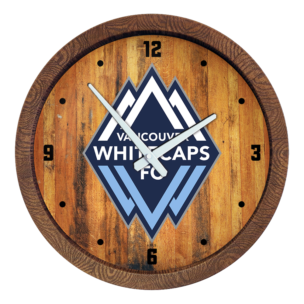 Vancouver Whitecaps FC: "Faux" Barrel Top Clock  