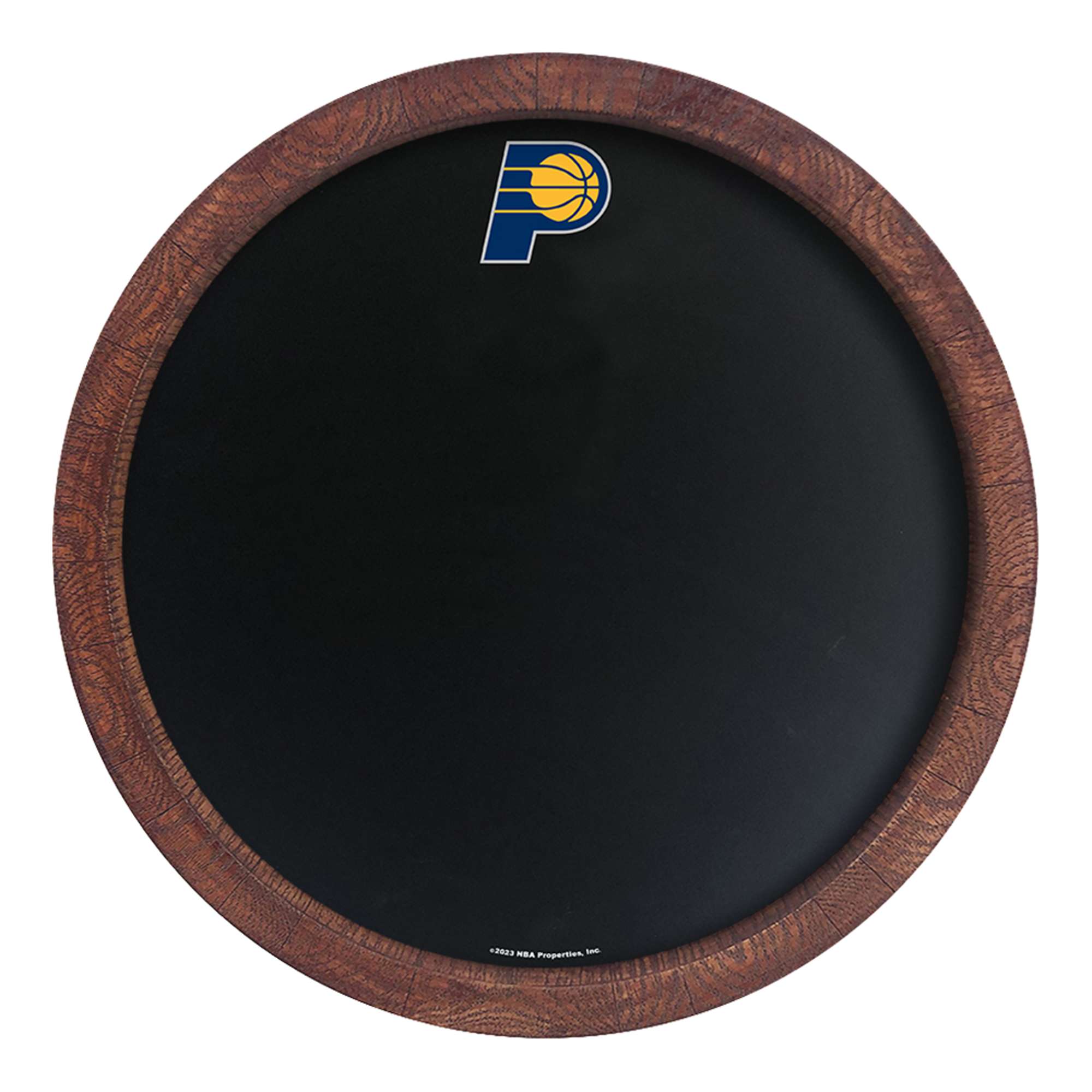 Indiana Pacers: "Faux" Barrel Framed Chalkboard    