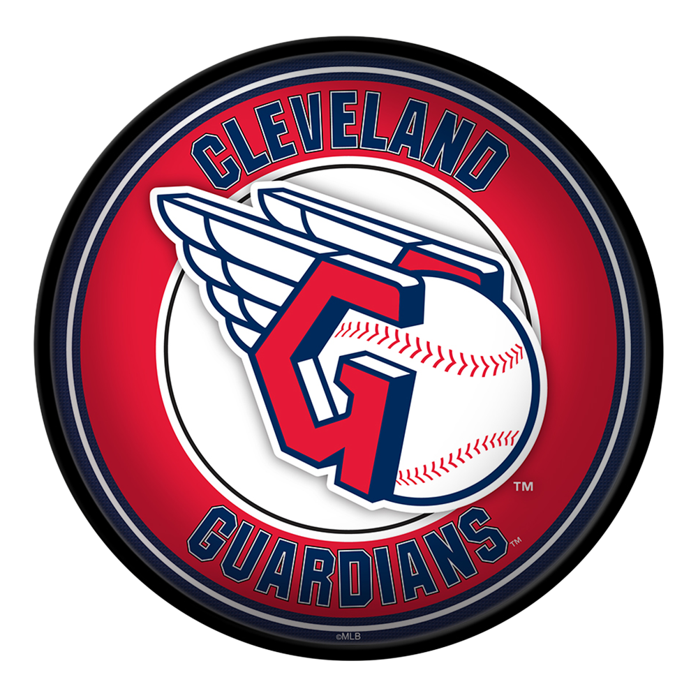 Cleveland Guardians Modern Disc Wall Sign  