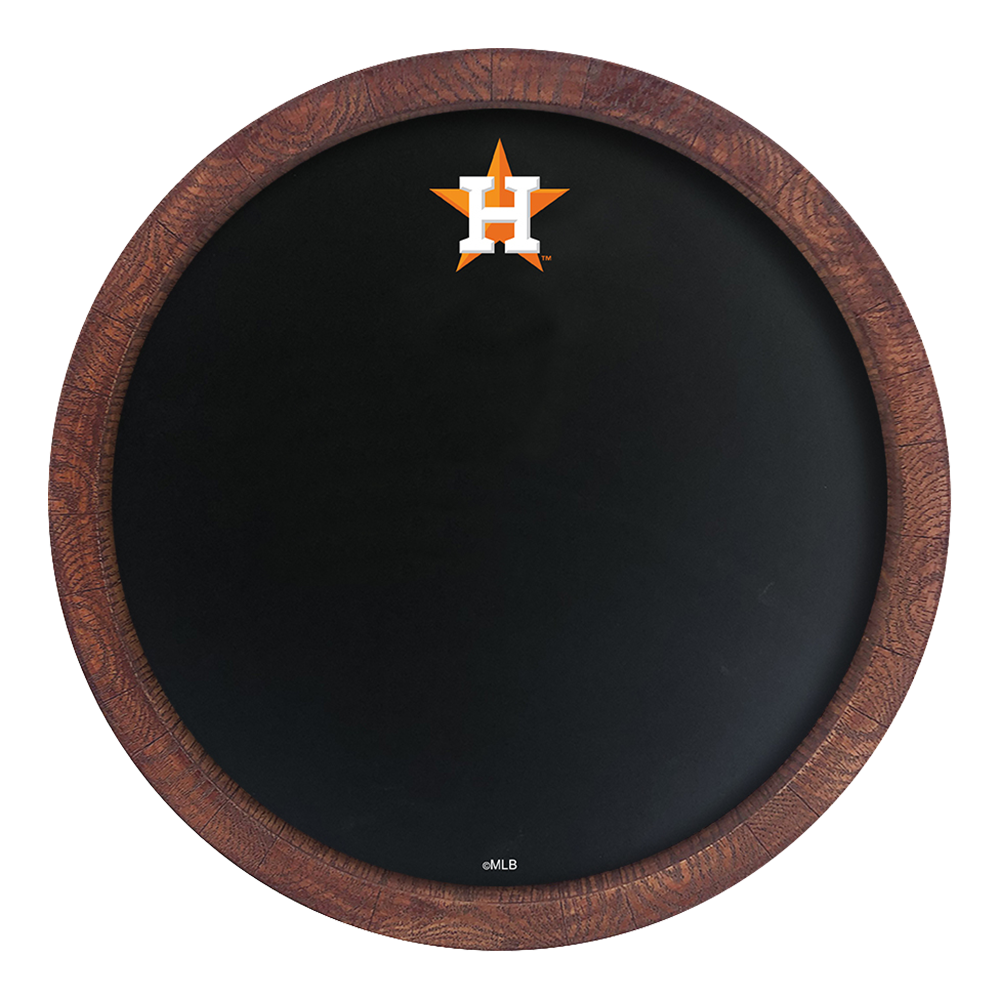 Houston Astros Chalkboard "Faux" Barrel Top Sign  