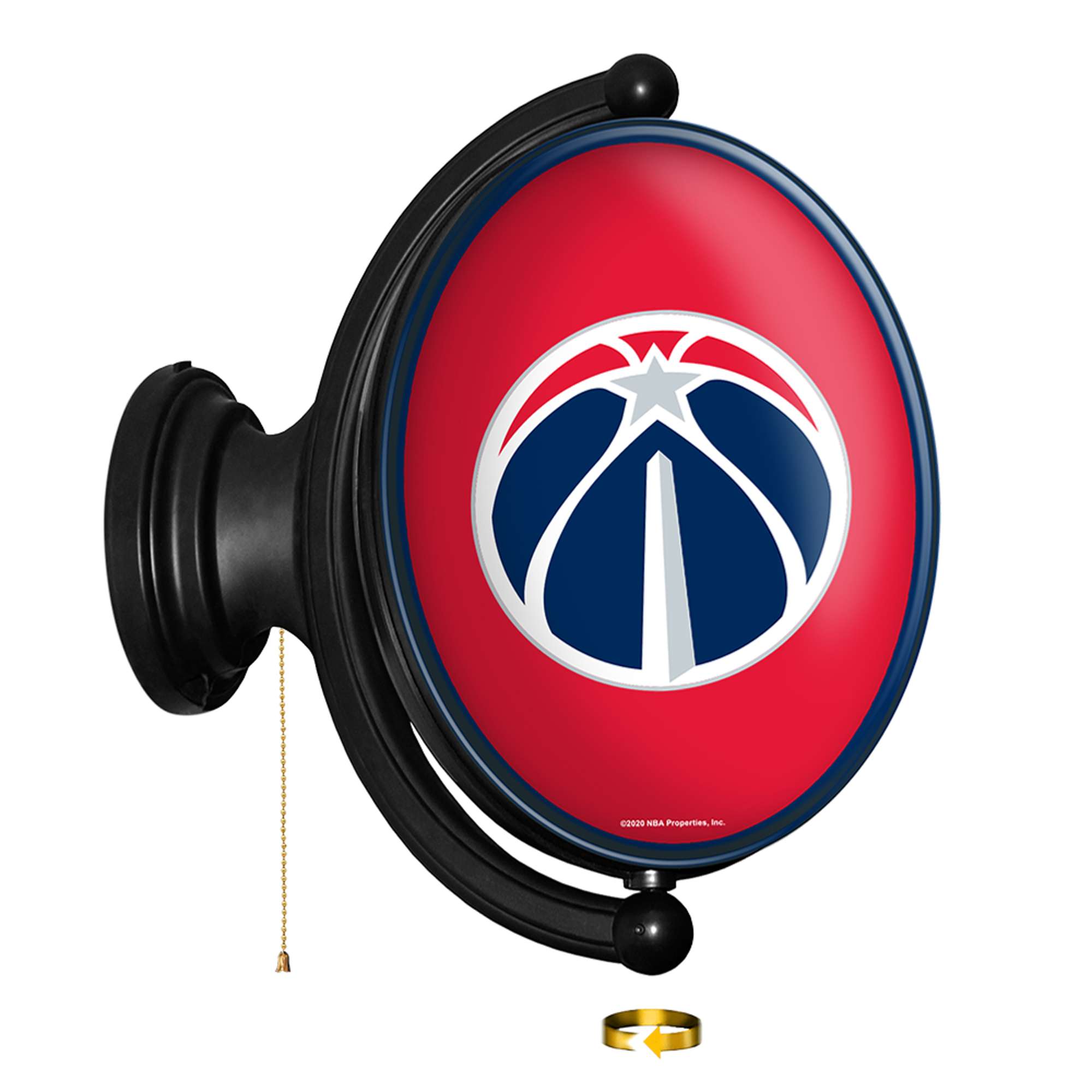 Washington Wizards: Original Oval Rotating Lighted Wall Sign