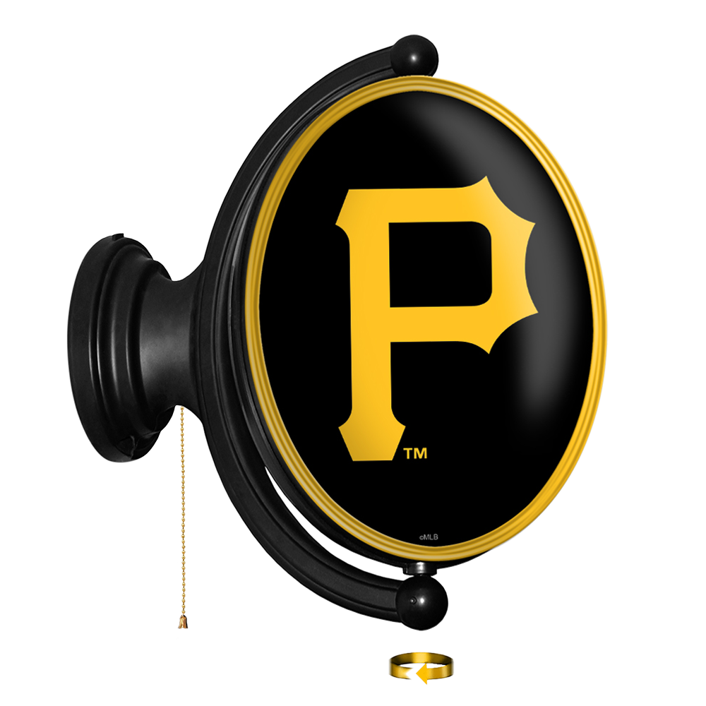 Pittsburgh Pirates Original Oval Rotating Lighted Wall Sign  