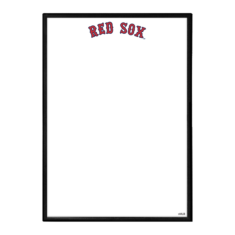 Boston Red Sox Framed Dry Erase Wall Sign  