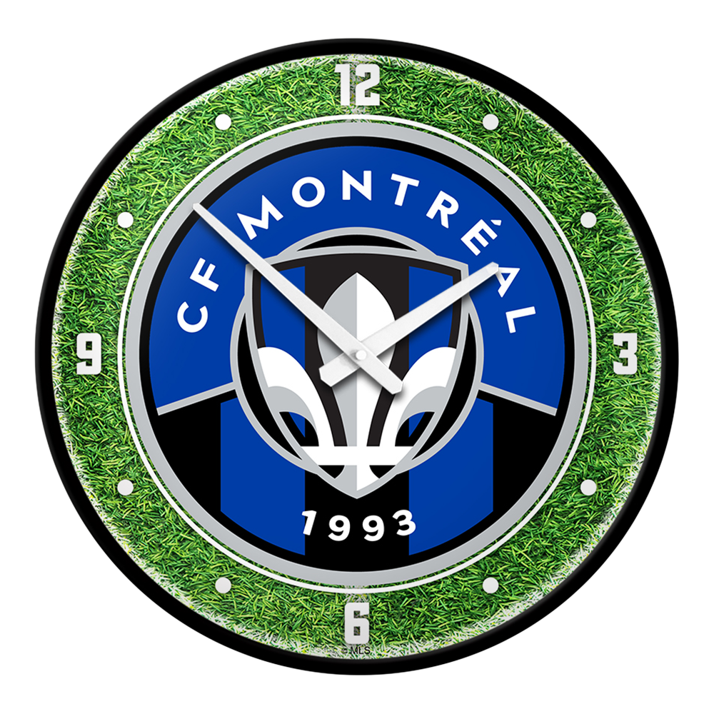 CF Montreal: Pitch - Modern Disc Wall Clock
