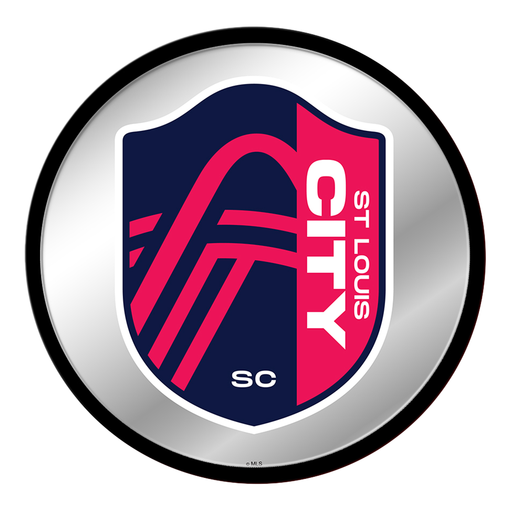 St. Louis CITYSC: Modern Disc Mirrored Wall Sign  