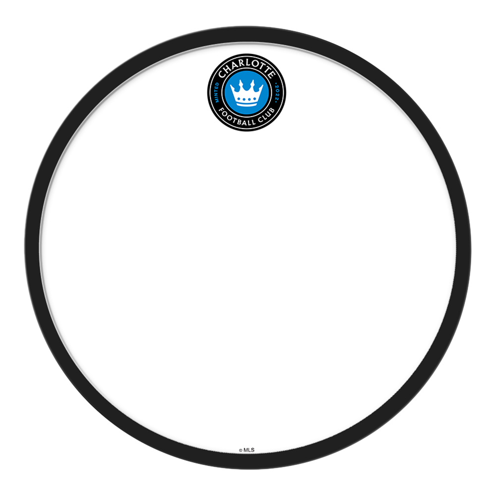 Charlotte FC: Modern Disc Dry Erase Wall Sign