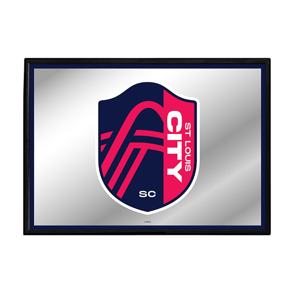 St. Louis CITYSC: Framed Mirrored Wall Sign