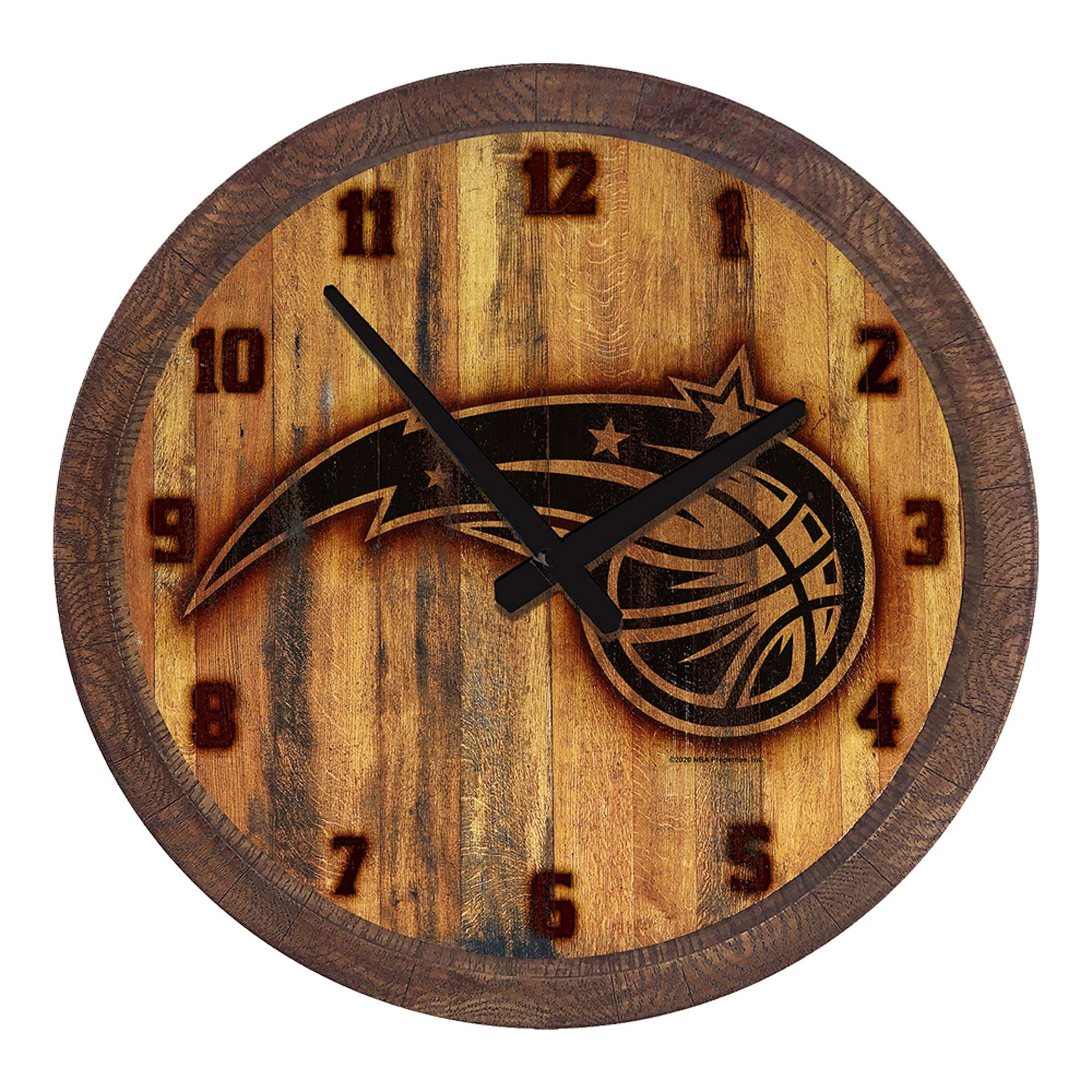 Orlando Magic: "Faux" Barrel Top Clock  
