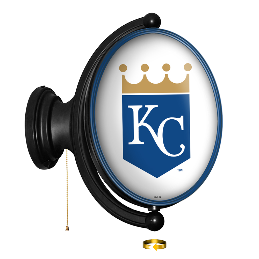 Kansas City Royals Original Oval Rotating Lighted Wall Sign  
