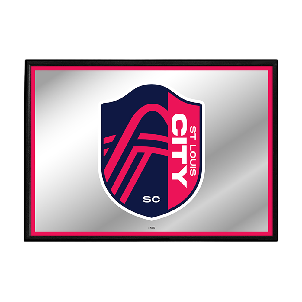St. Louis CITYSC: Framed Mirrored Wall Sign