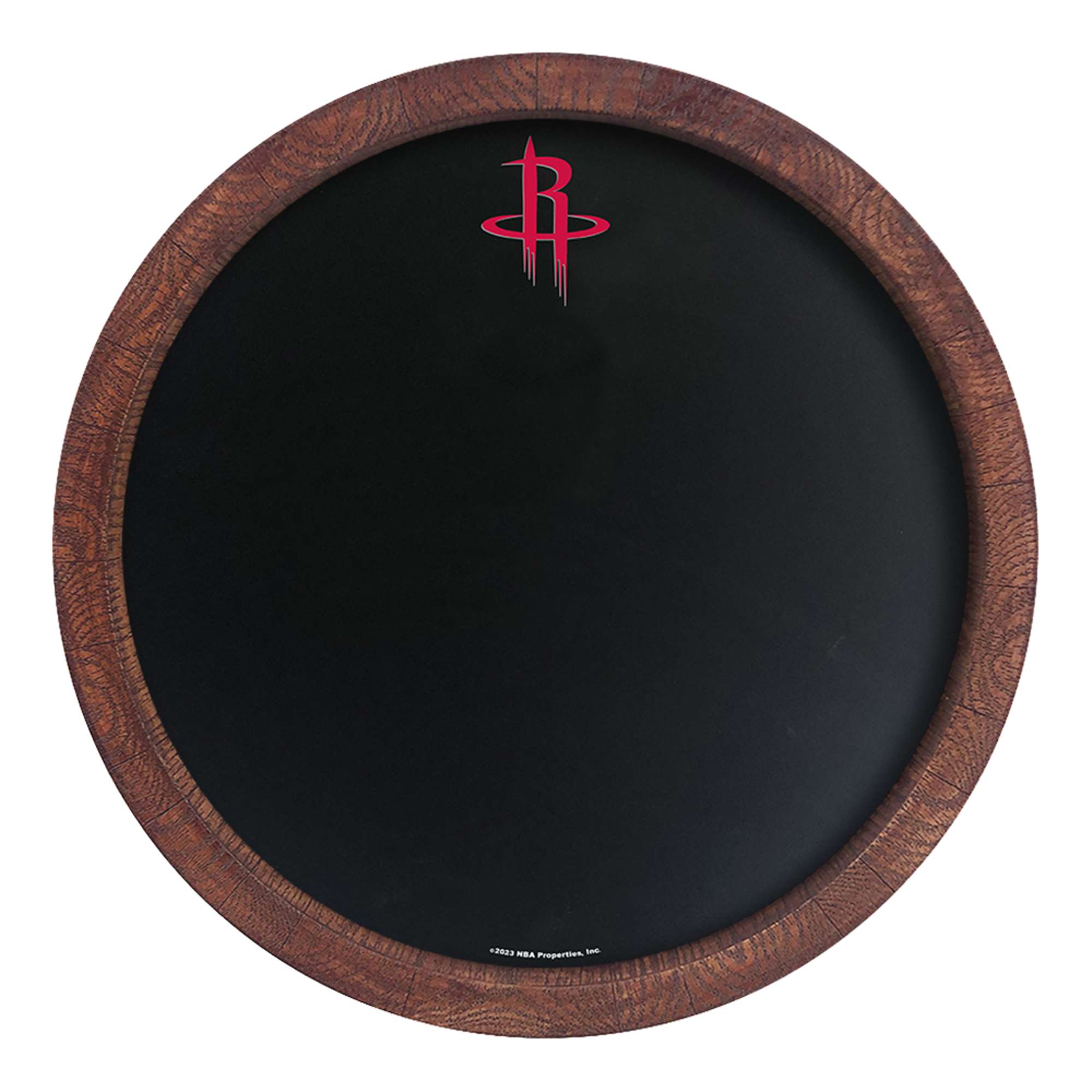 Houston Rockets: "Faux" Barrel Framed Chalkboard    