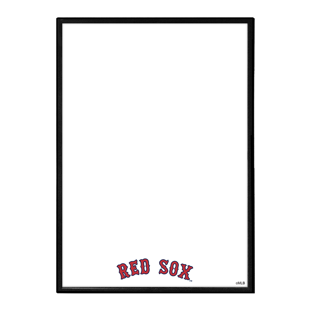 Boston Red Sox Framed Dry Erase Wall Sign  