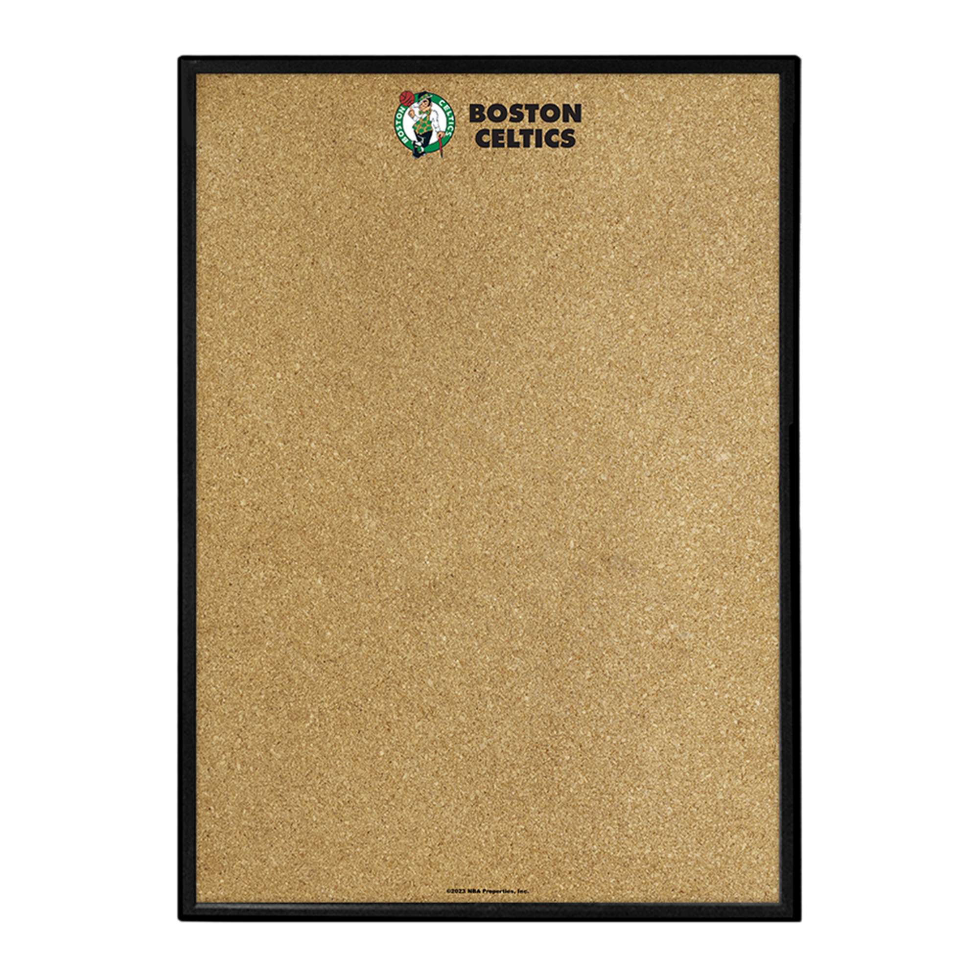 Boston Celtics: Framed Corkboard