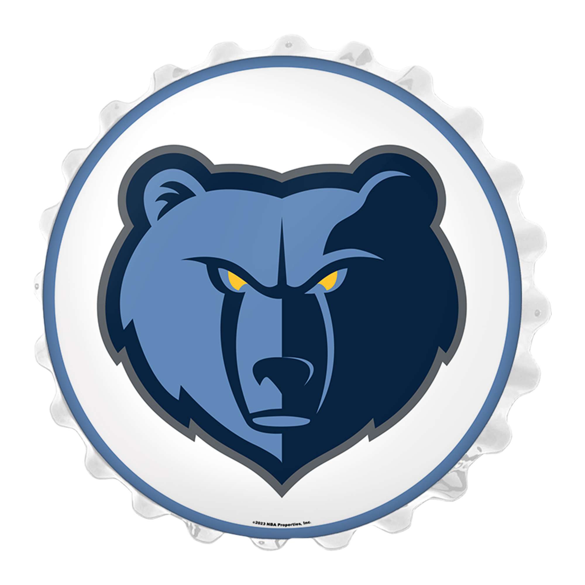 Memphis Grizzlies: Bottle Cap Wall Light