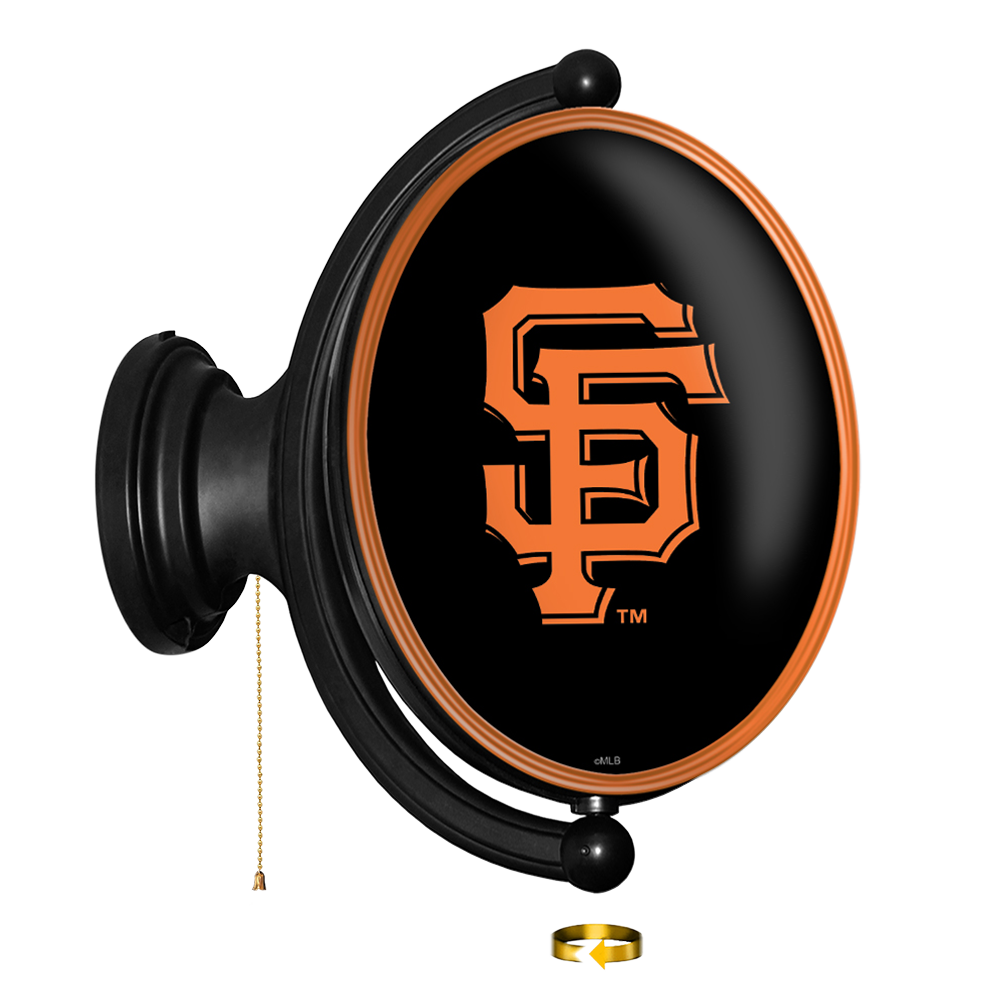 San Francisco Giants Original Oval Rotating Lighted Wall Sign  