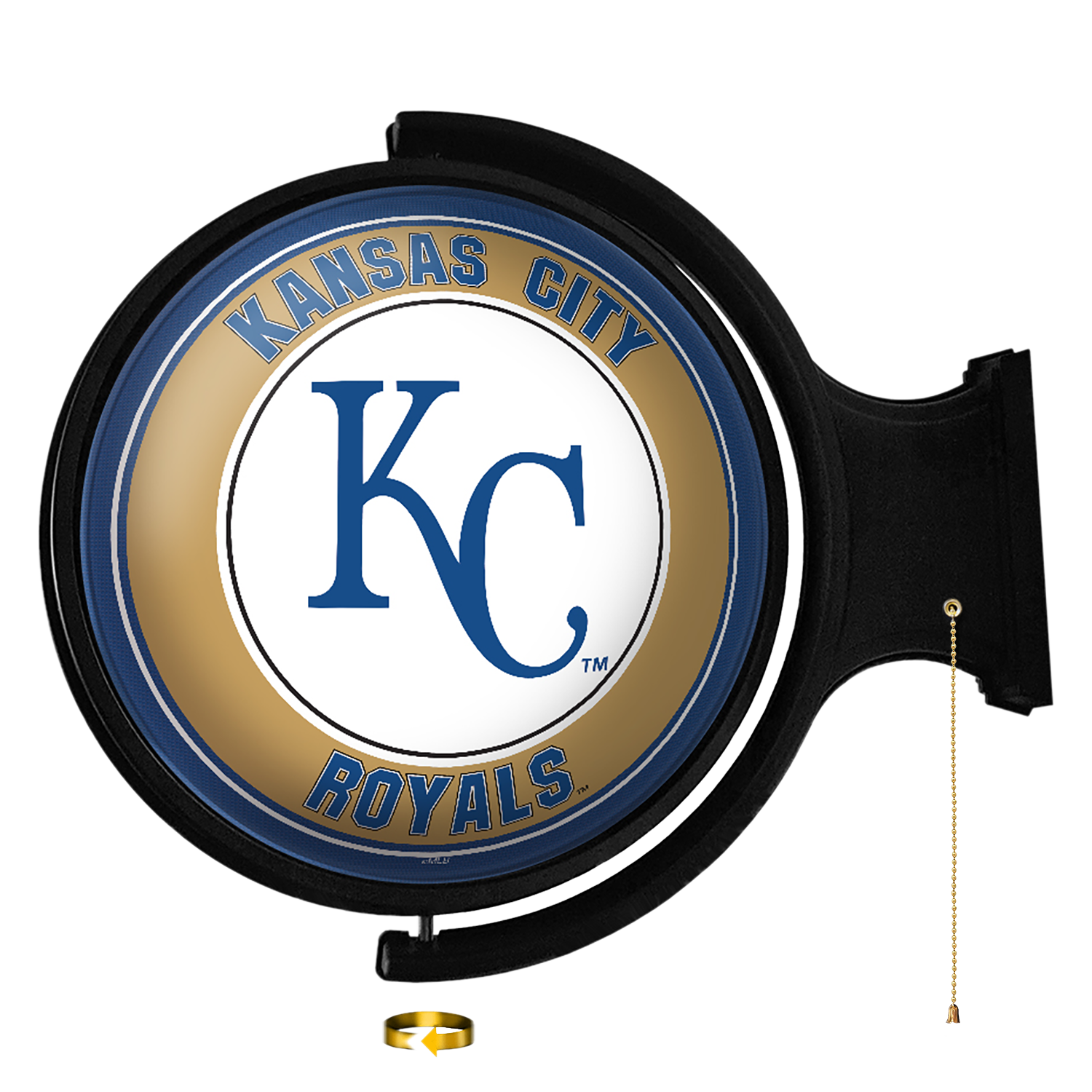 Kansas City Royals Original Round Rotating Lighted Wall Sign  
