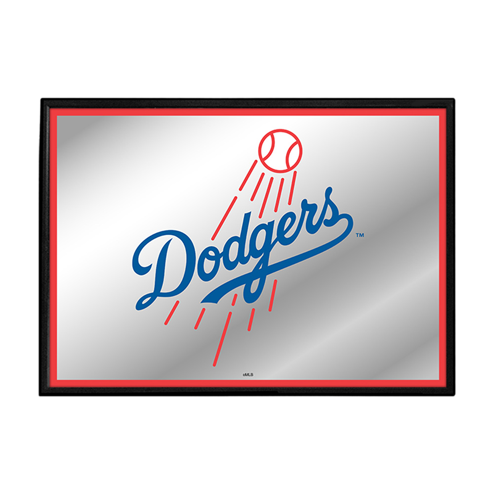 Los Angeles Dodgers Framed Mirrored Wall Sign  
