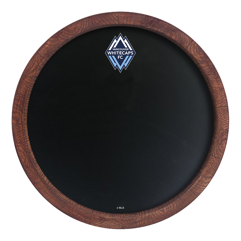 Vancouver Whitecaps FC: Chalkboard "Faux" Barrel Top Sign  