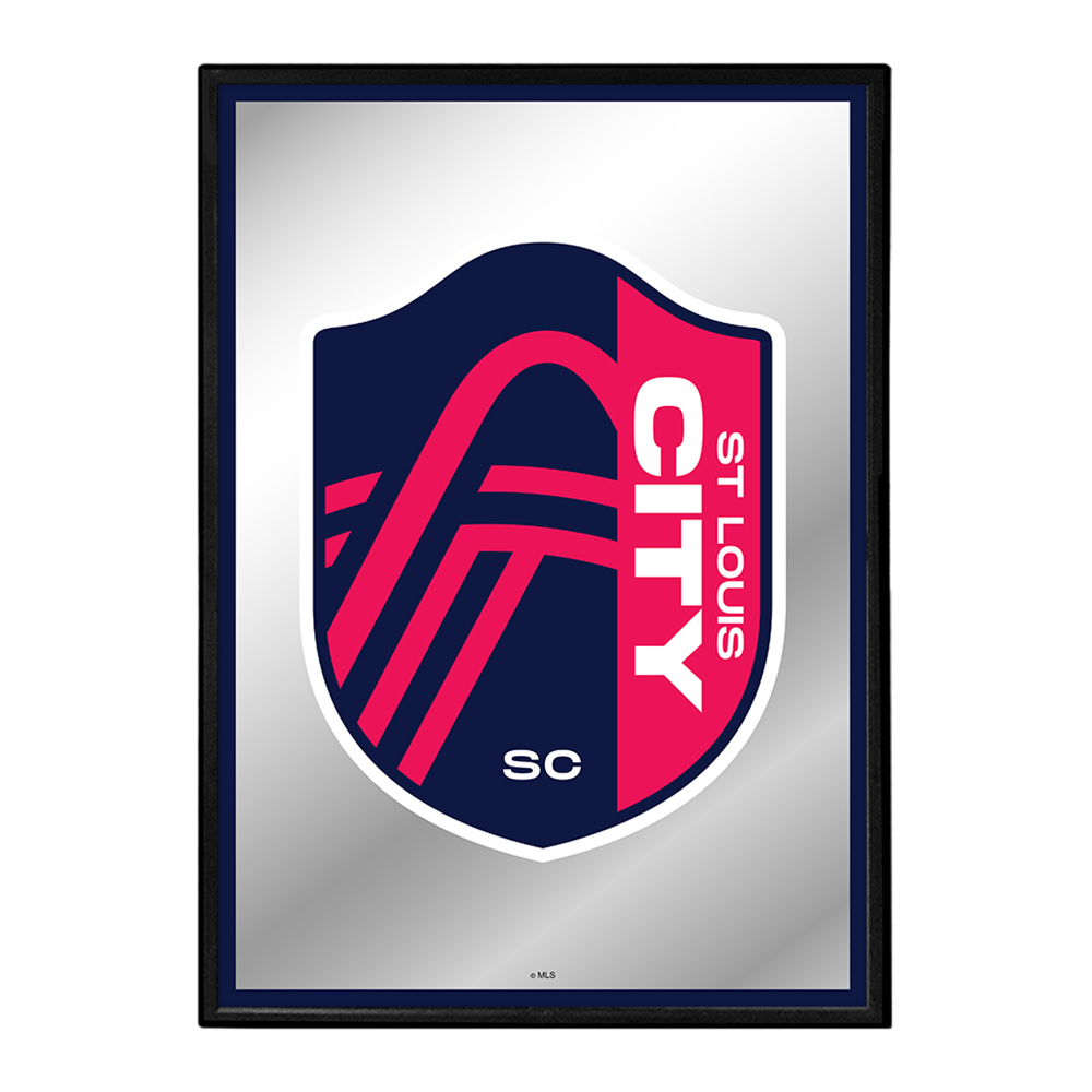 St. Louis CITYSC: Framed Mirrored Wall Sign