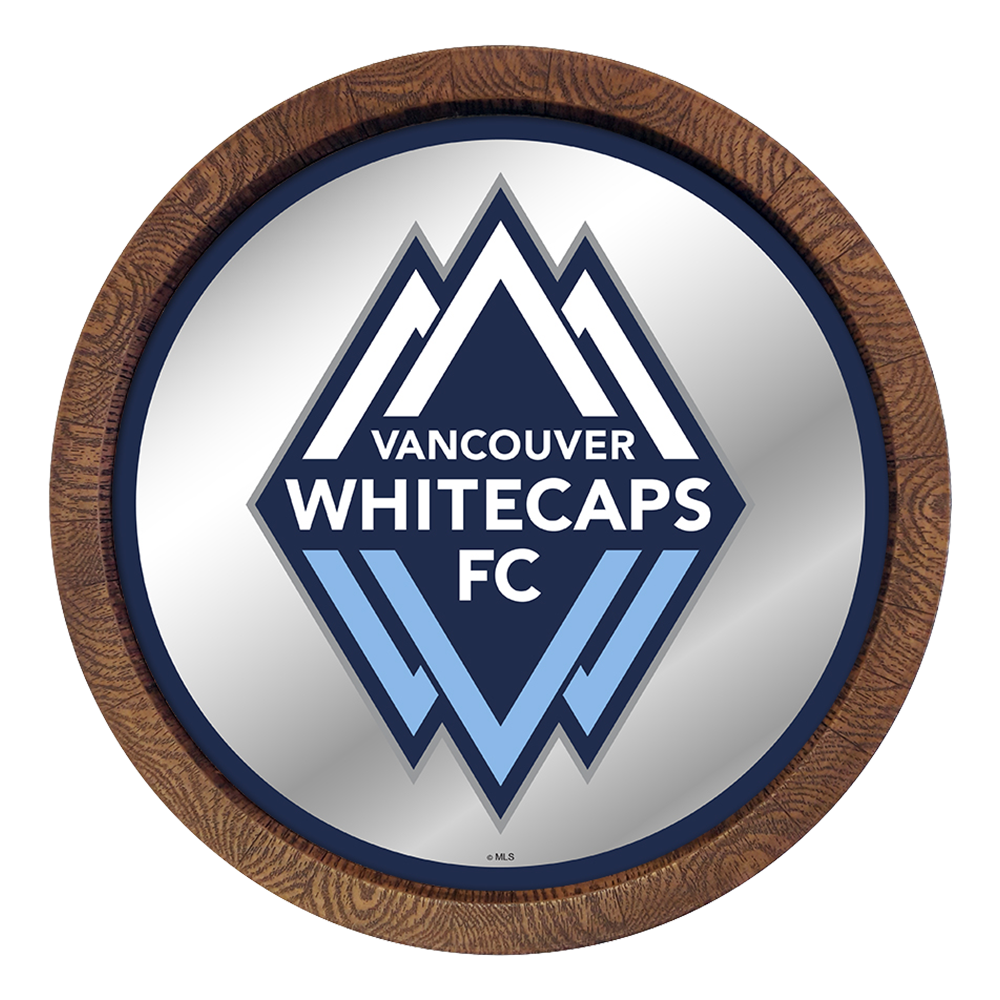 Vancouver Whitecaps FC: Barrel Top Framed Mirror Mirrored Wall Sign
