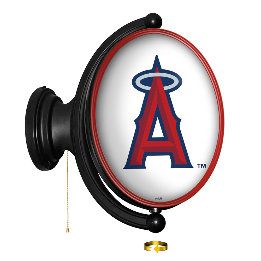 Los Angeles Angels Original Oval Rotating Lighted Wall Sign  