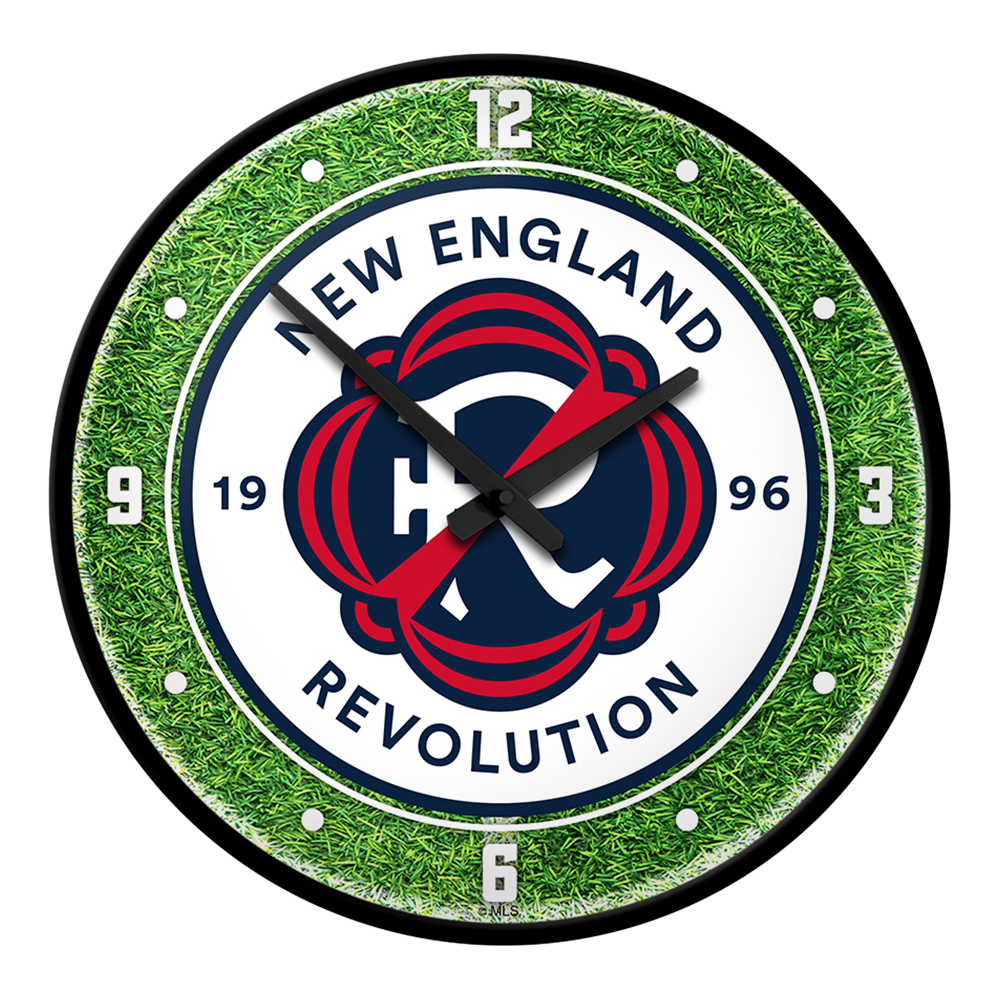 New England Revolution: Pitch - Modern Disc Wall Clock  
