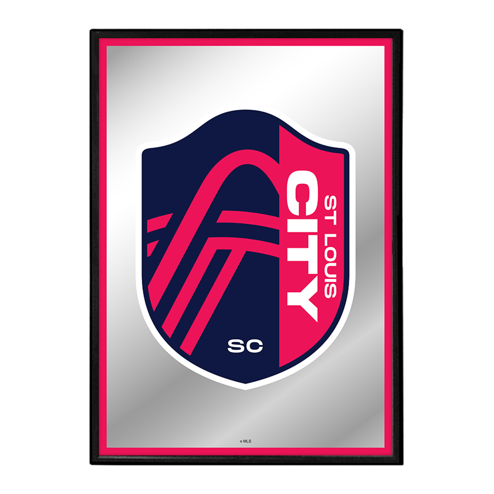 St. Louis CITYSC: Framed Mirrored Wall Sign
