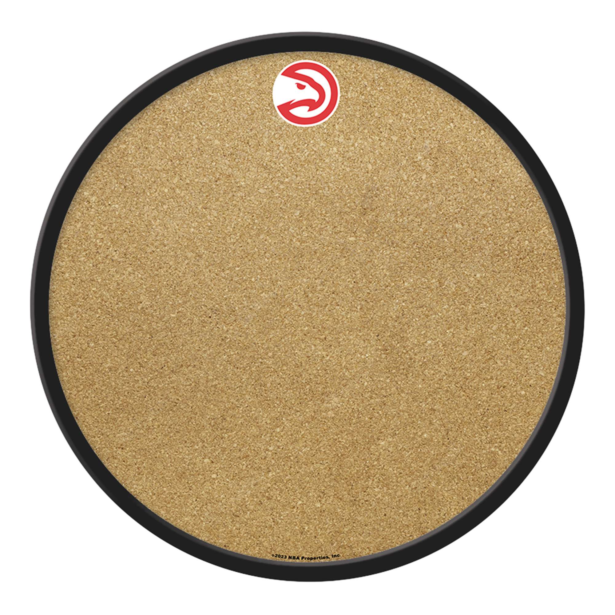 Atlanta Hawks: Modern Disc Cork Board