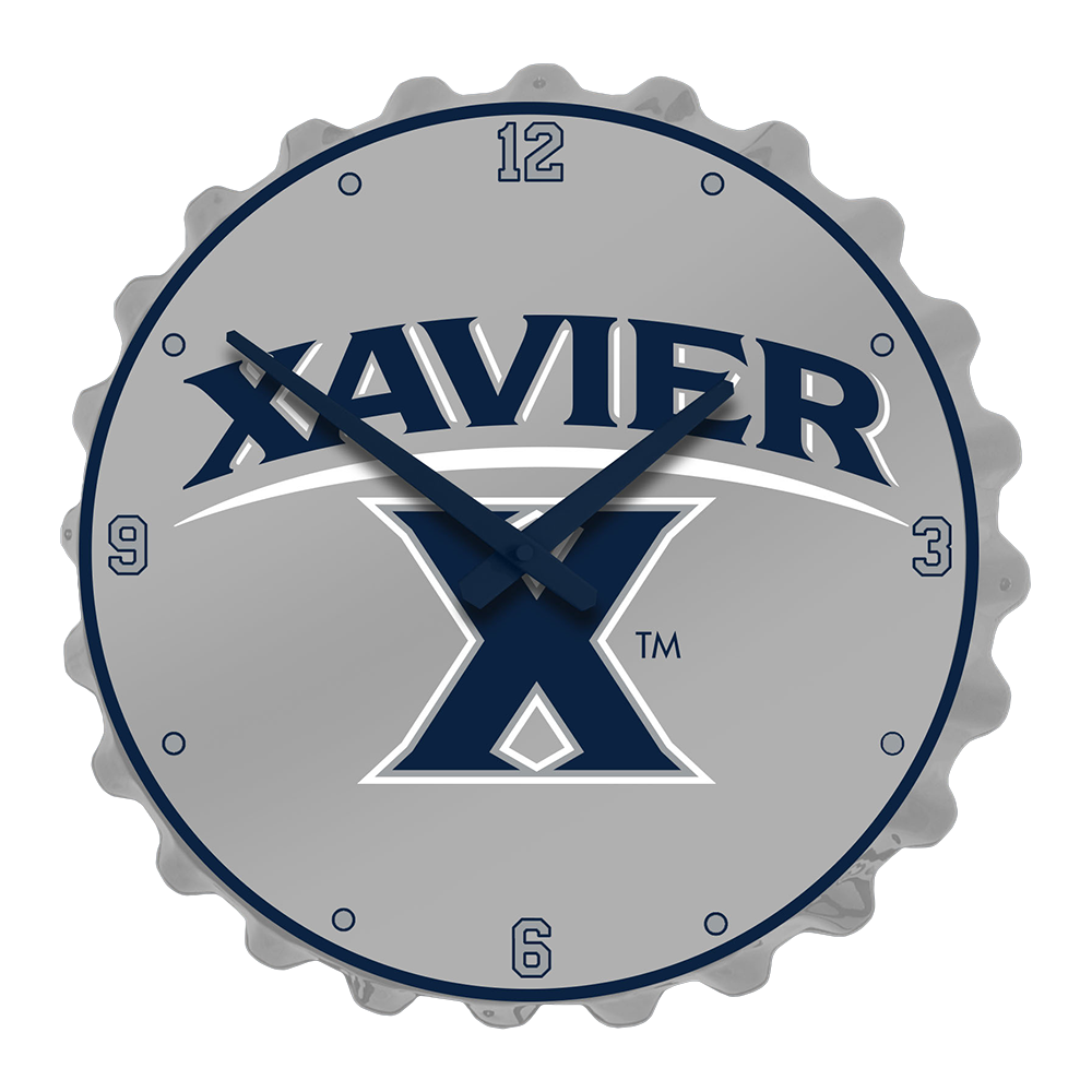 Xavier Musketeers Bottle Cap Wall Clock