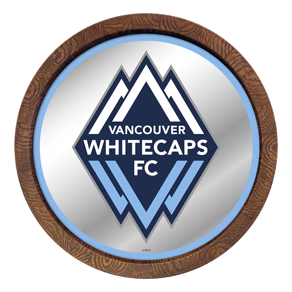 Vancouver Whitecaps FC: Barrel Top Framed Mirror Mirrored Wall Sign  
