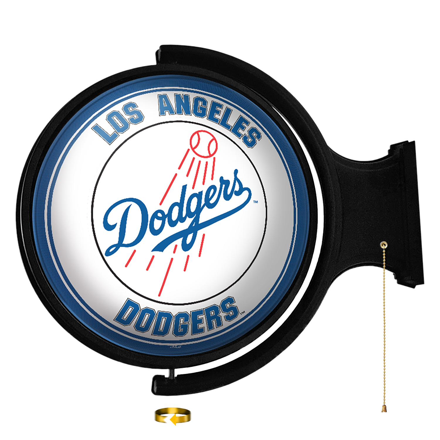 Los Angeles Dodgers Original Round Rotating Lighted Wall Sign  