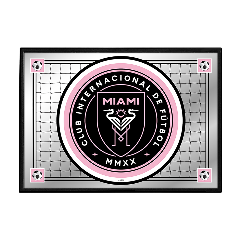 Inter Miami CF: Team Spirit - Framed Mirrored Wall Sign  