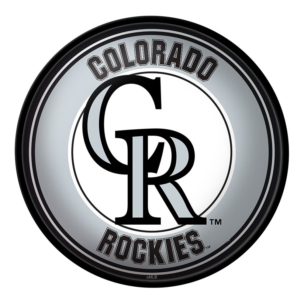 Colorado Rockies Modern Disc Wall Sign  