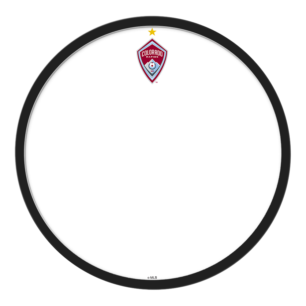 Colorado Rapids: Modern Disc Dry Erase Wall Sign
