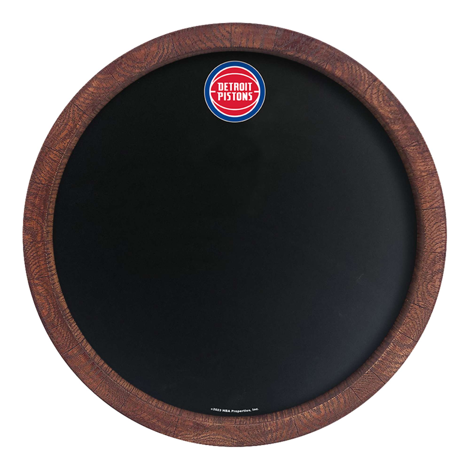 Detroit Pistons: "Faux" Barrel Framed Chalkboard    