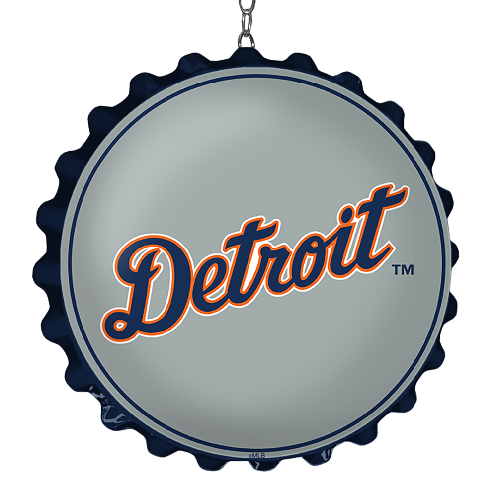 Detroit Tigers: Wordmark - Bottle Cap Dangler   