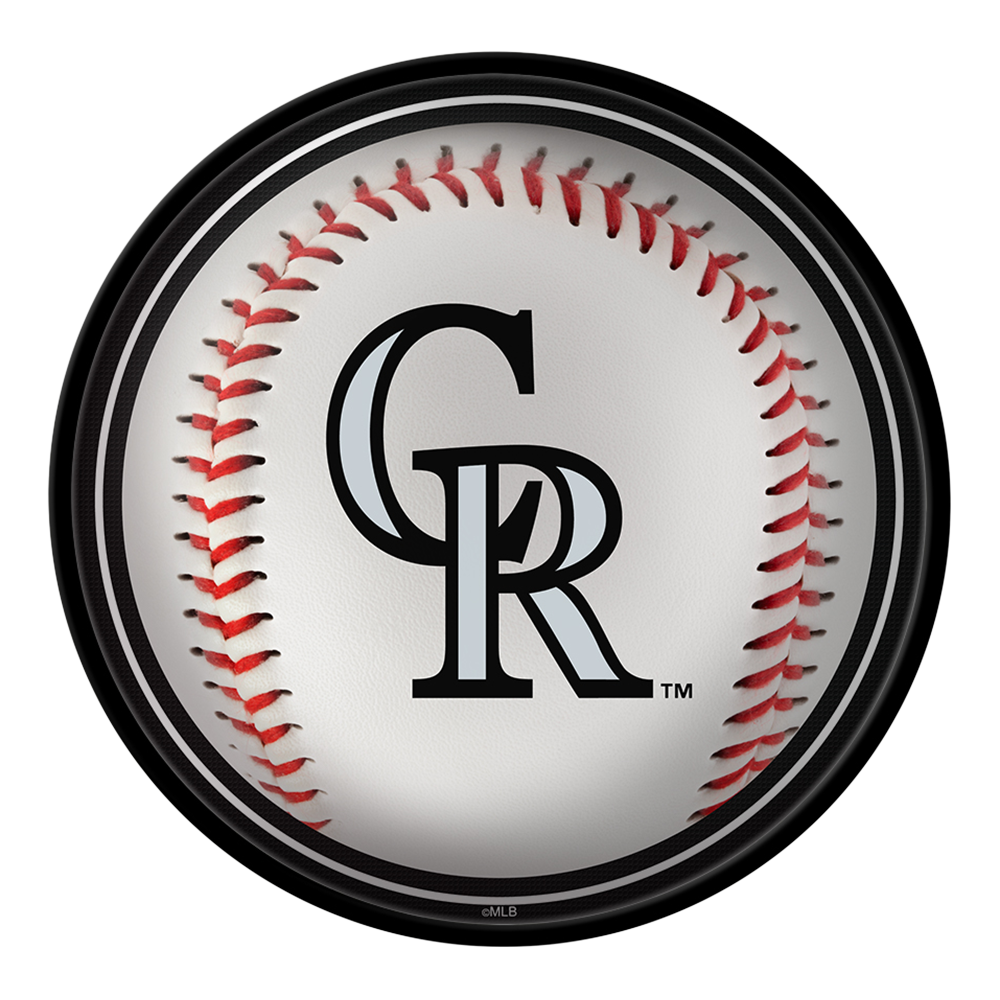 Colorado Rockies Baseball - Modern Disc Wall Sign  